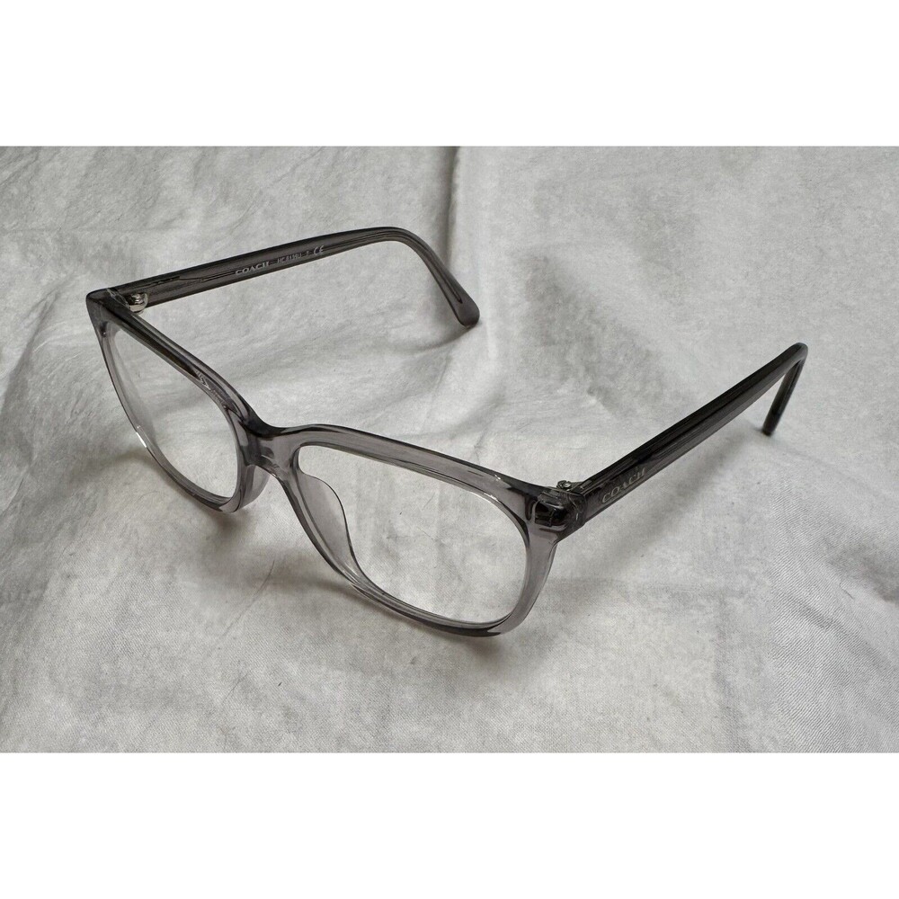 Coach HC6139U HC 6138U 5176 Transparent‎ Grey Eyeglasses; 53/15/140 FRAMES ONLY